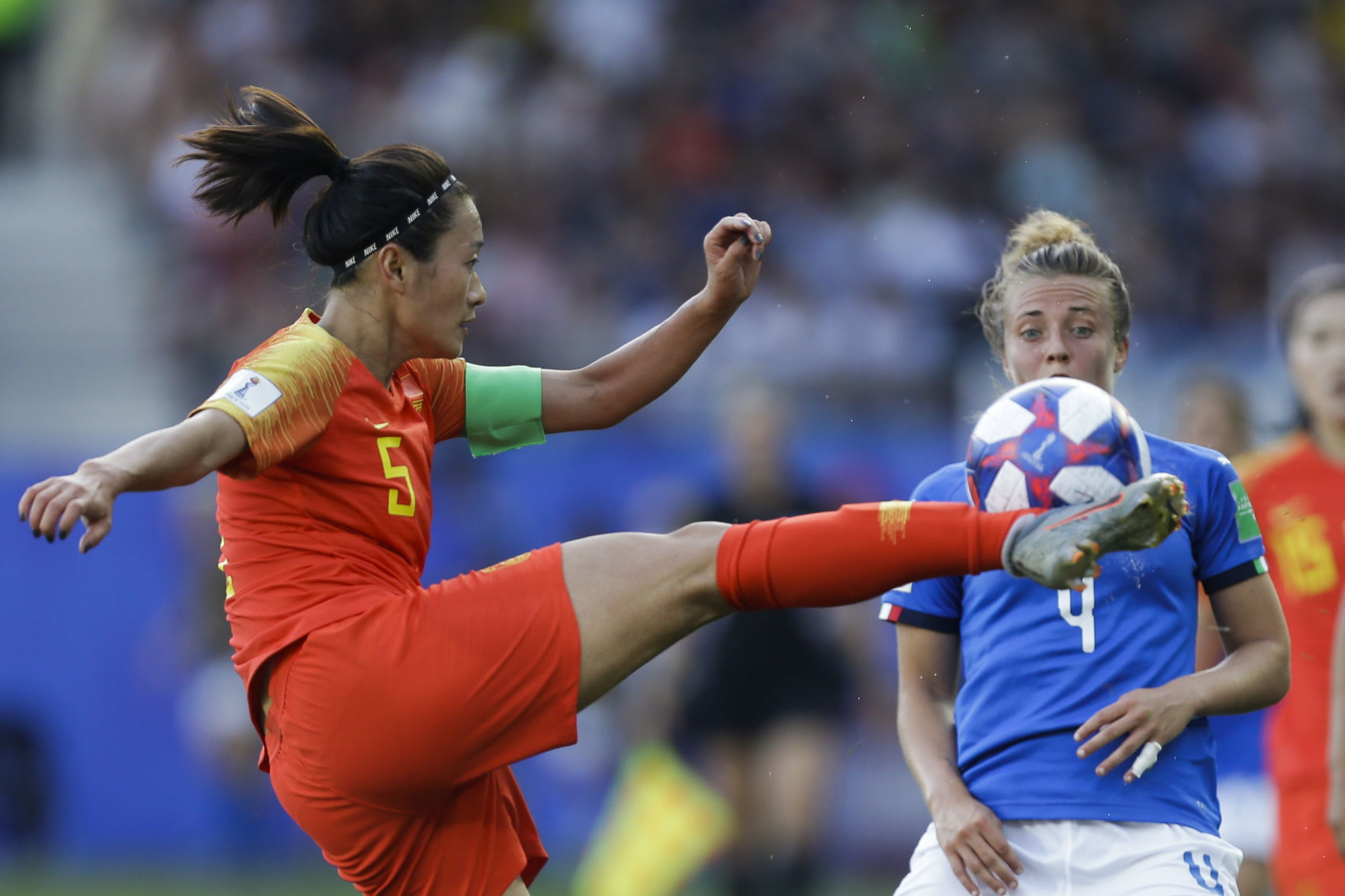 APTOPIX France Italy China WWCup Soccer
